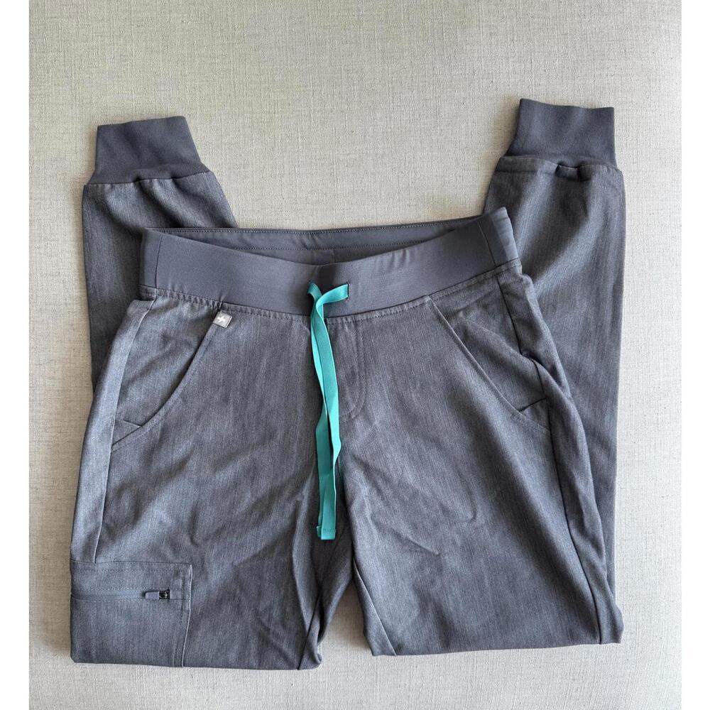 Figs Graphite Zamora High Waisted Jogger Pants Size Extra Small - Picture 5 of 6